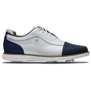 Footjoy Traditions Wit Navy Dames