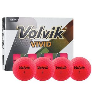 Volvik Vivid Golf Balls Pink