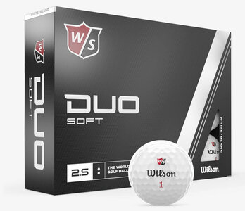 Golfballen Wilson Staff Duo Soft 2.5 Wit 2023