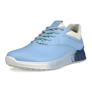 Women's Golf Shoes Ecco W Golf S-Three Blue Bell Retro