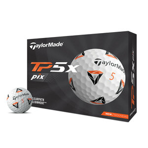 Taylormade TP5X TM24 Pix Golfbälle Weiß