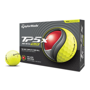Taylormade TP5X TM23 Golf Balls Yellow