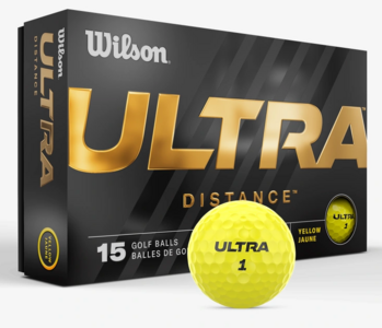 Wilson Ultra 15 Golf Balls Yellow 2023
