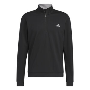 Golfsweater Adidas ELVTD 1/4 Rits Schwarz
