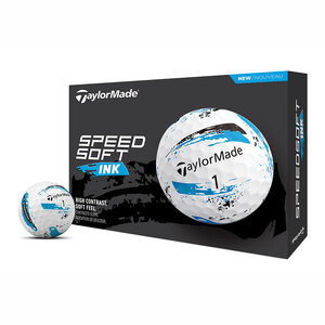 Golf balls Taylormade Speed Soft Ink White Blue