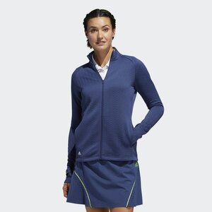 Adidas Textured Layer Golf Sweater Marine