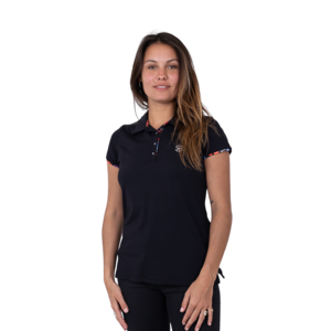 Chiberta Bring Ladies Golf Polo Black