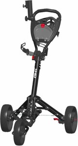 Fastfold HD 3 Wheel Golf Trolley Black Including Free Umbrella Holder
