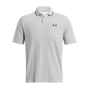 Men's Golf Polo Under Armor Iso-Chill Verge Croscutt White Black