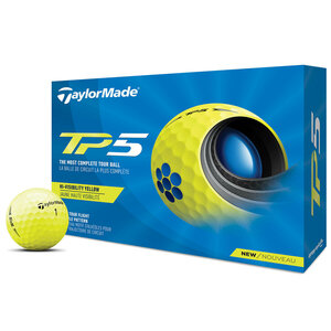 Taylormade TP5 Golfballs Yellow 12 pieces