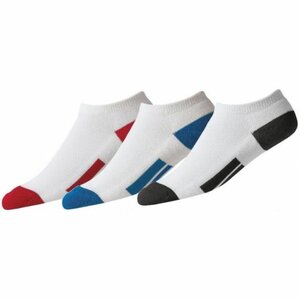 Footjoy Junior ProDry Crew Golf Socken Lang Weiss