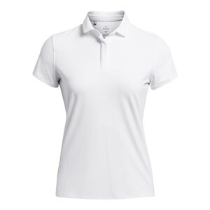 Damen-Golfpolo Under Armour Iso-Chill SS Weiss