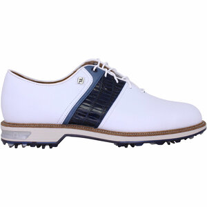 Golf Shoes Footjoy Dryjoys Premiere Series White Navy Blue
