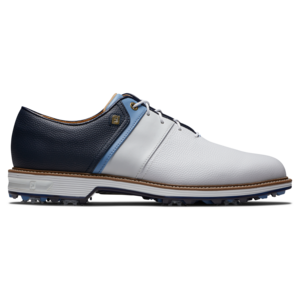 Golf Shoes Footjoy Dryjoys Premiere Series Men White Navy Blue