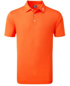 Footjoy Stretch Pique Mens Polo Shirt Orange