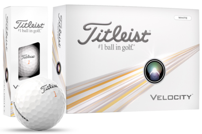 Titleist Velocity Golf Balls White 2024