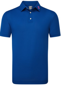 Footjoy Stretch Pique Herren-Poloshirt Kobaltrosa