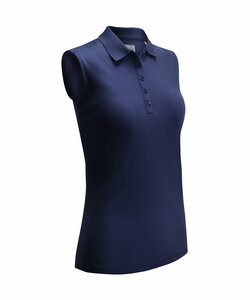 Ärmelloses Callaway-Poloshirt für Damen in Marineblau