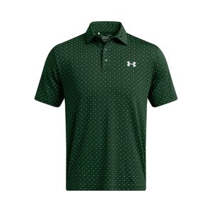 Under Armour Herren Playoff Golfpolo 3.0 Printed-Forest Green