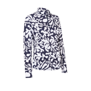 Callaway Abstract Floral Pullover Damen Peacoat/Weiß