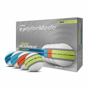Taylormade Tour Response Stripe Golf Balls Multi Pack