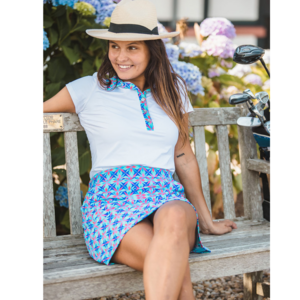 Chiberta Tora Dames Golfpolo Wit Maat M