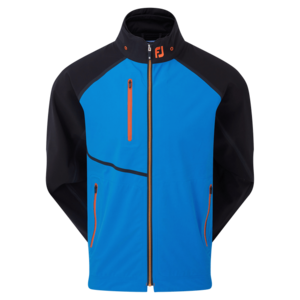 Footjoy HydroTour Golfjacke Schwarz Blau Orange