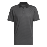 Heren Golfpolo Adidas Ottoman Zwart Charcoal Medium