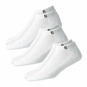 Footjoy Dames Golfsokken Sportlet 3 Paar Wit