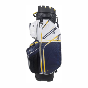 Fastfold Polaris Rain dry Cartbag Navy/Wit/Geel
