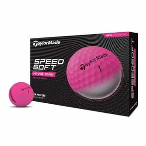Taylormade Speed ​​Soft Hi-Vis Pink Golfbälle