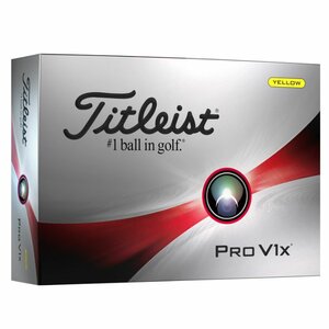 Golfballer Titleist ProV1X Gelb 2023