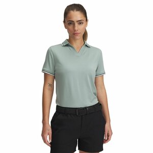 Under Armour Drive Rib Poloshirt für Damen in Silica Grün