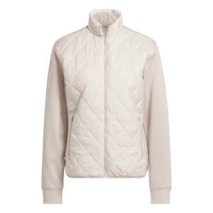 Adidas W Ultimate Quilted Dames Golfjas Beige