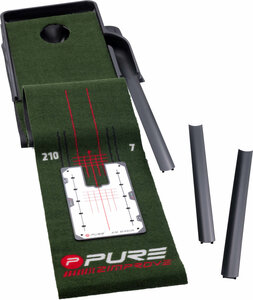 Pure2Improve Golf Hazard Puttingmatte inkl. Spiegel