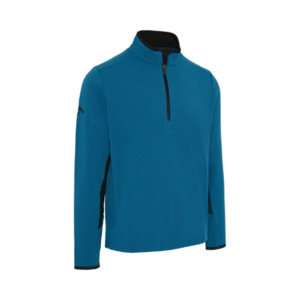Callaway Blocked LS 1/4 Zip Pullover Blue Sapphire Homme