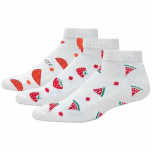 Chaussettes de golf Footjoy pour femme, 3 paires, motif fruits