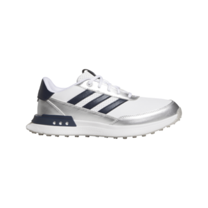 Adidas S2G SL Leather 25 Dames Golfschoenen Wit Navy Zilver