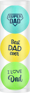 Coffret cadeau balles de golf Best Dad 3 balles