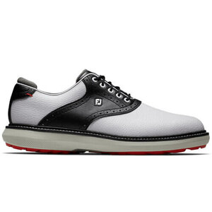 Golf Shoes Footjoy Traditions White Black Mens