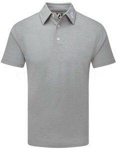 Footjoy Stretch Pique Solid Golf Polo Gris