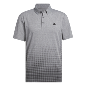 Adidas Heren Golfpolo Go To Rise Print Carbon