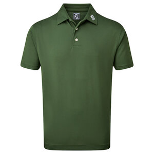 Polo piqué extensible Footjoy vert