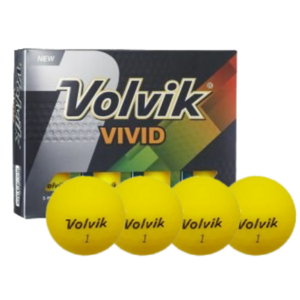 Volvik Vivid Golfballen Geel