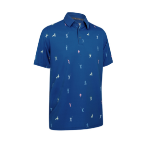Callaway Time Lapse Polo Hommes Galaxy Blue XXL