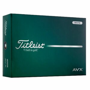 Balles de golf Titleist AVX blanches 2026