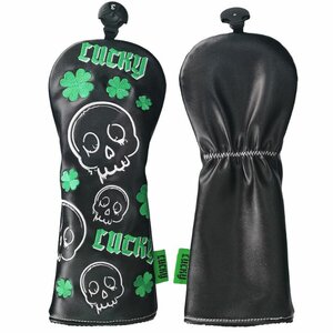 Legend Hybrid Headcover Lucky Zwart Groen