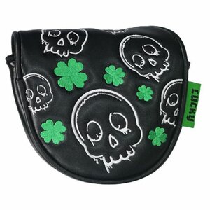 Legend Putter Mallet Headcover Lucky Black Green