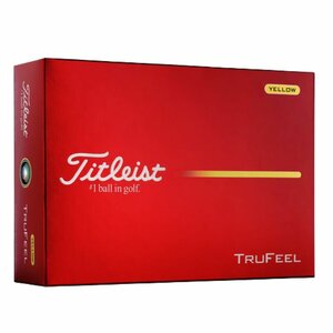 Balles de golf Titleist TruFeel jaune 2026