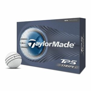 Balles de golf Taylormade TP5 Stripe blanches 2026